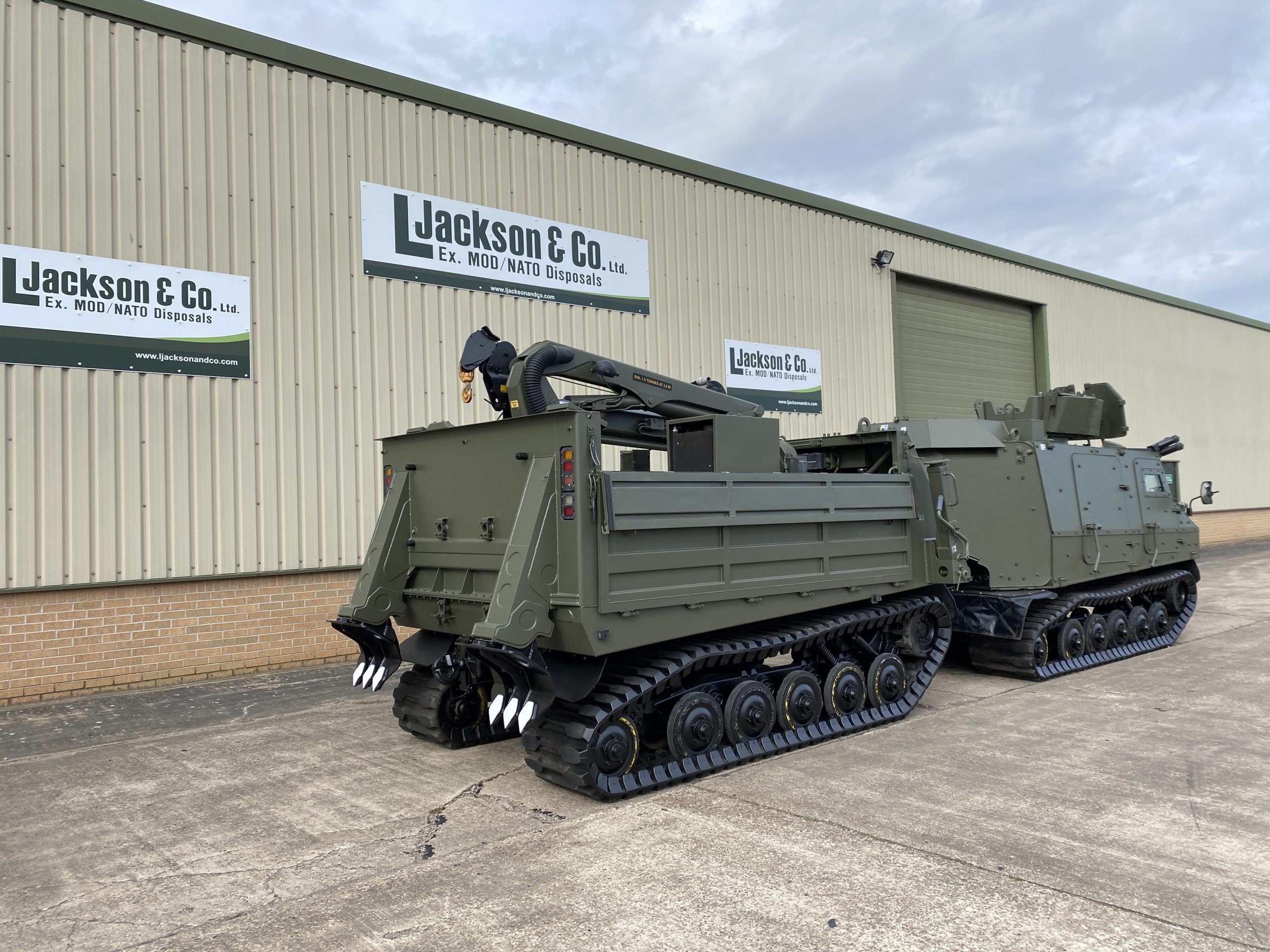 Warthog Armoured All Terrain Repair Recovery Vehicle Rrv L Jackson