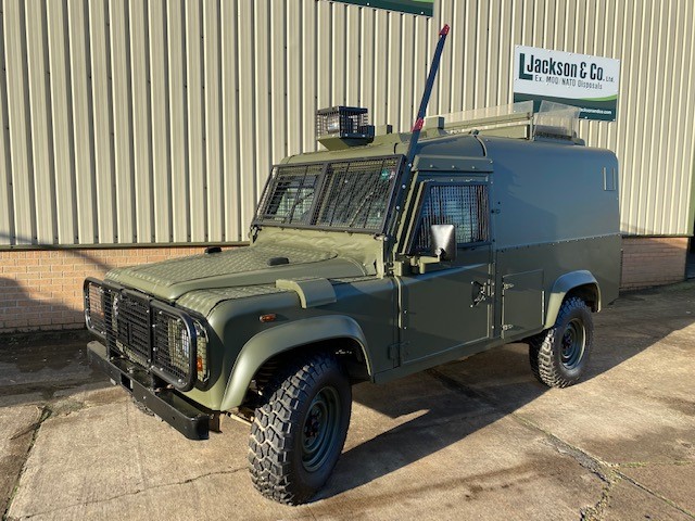 Tarief hoesten boot Land Rover Snatch 2B Armoured Defender 110 300TDi | L Jackson & Co -  Military vehicles for sale - We sell Ex Military Land Rovers, Ex army  trucks, MoD Surplus, Ex Military