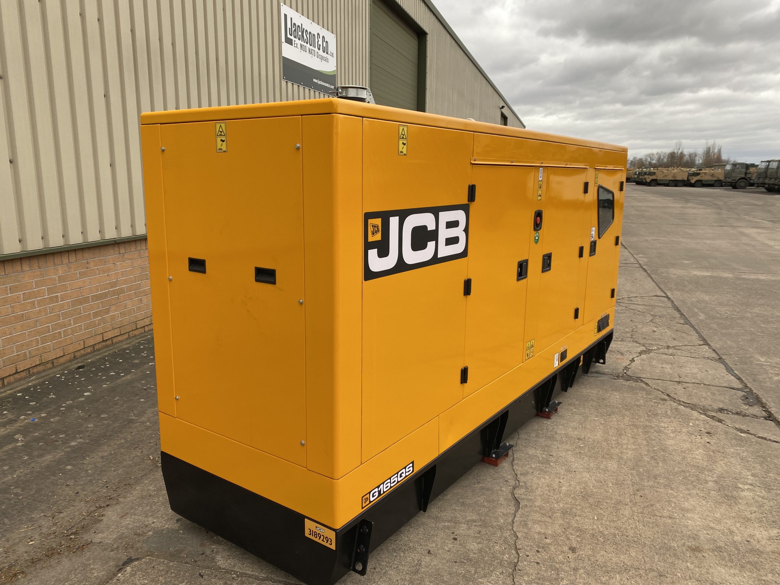 New Unused JCB G165QS Generators | L Jackson & Co - Military Vehicles ...