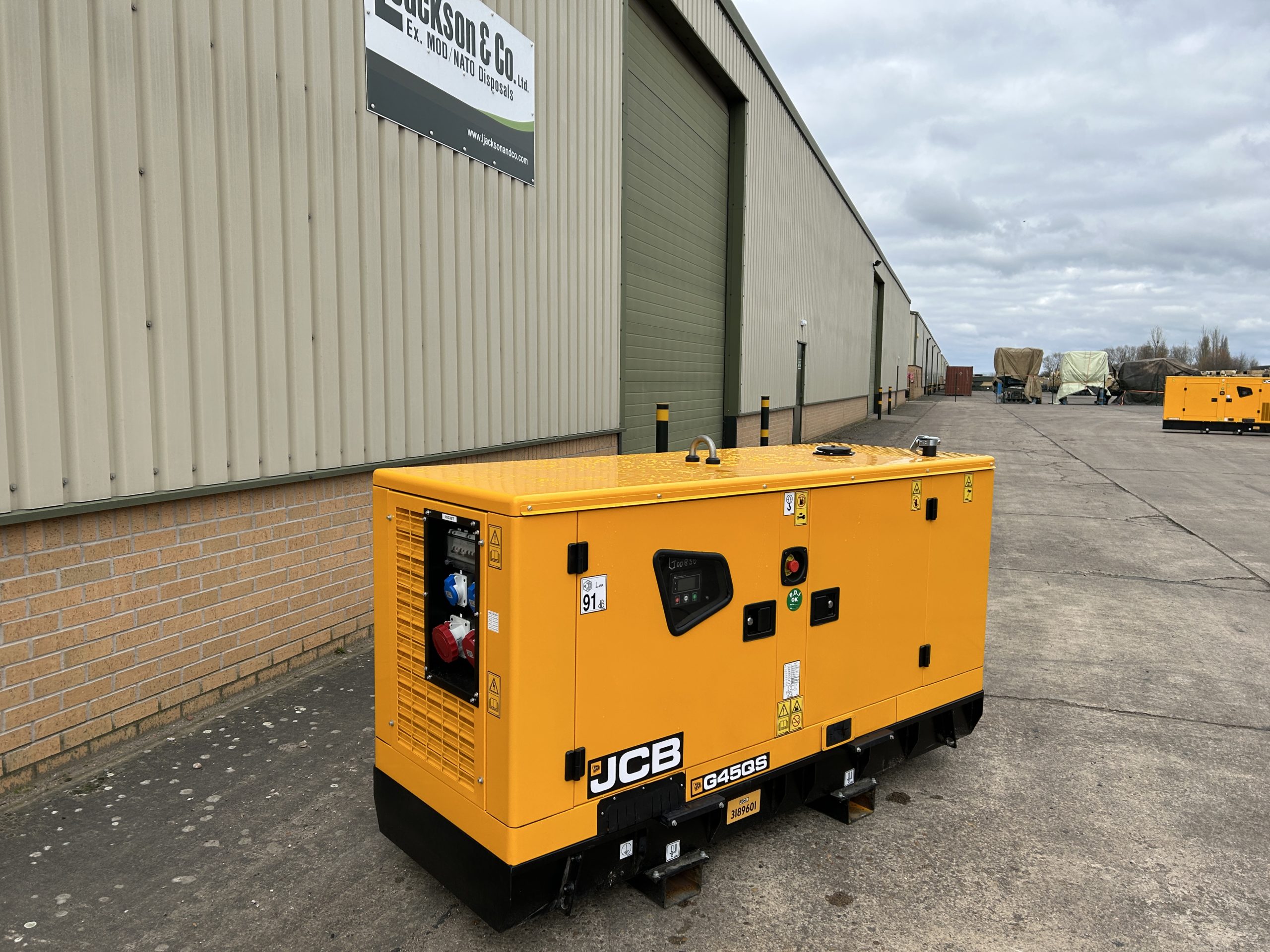 New Unused JCB G45QS Generator | L Jackson & Co - Military Vehicles For ...