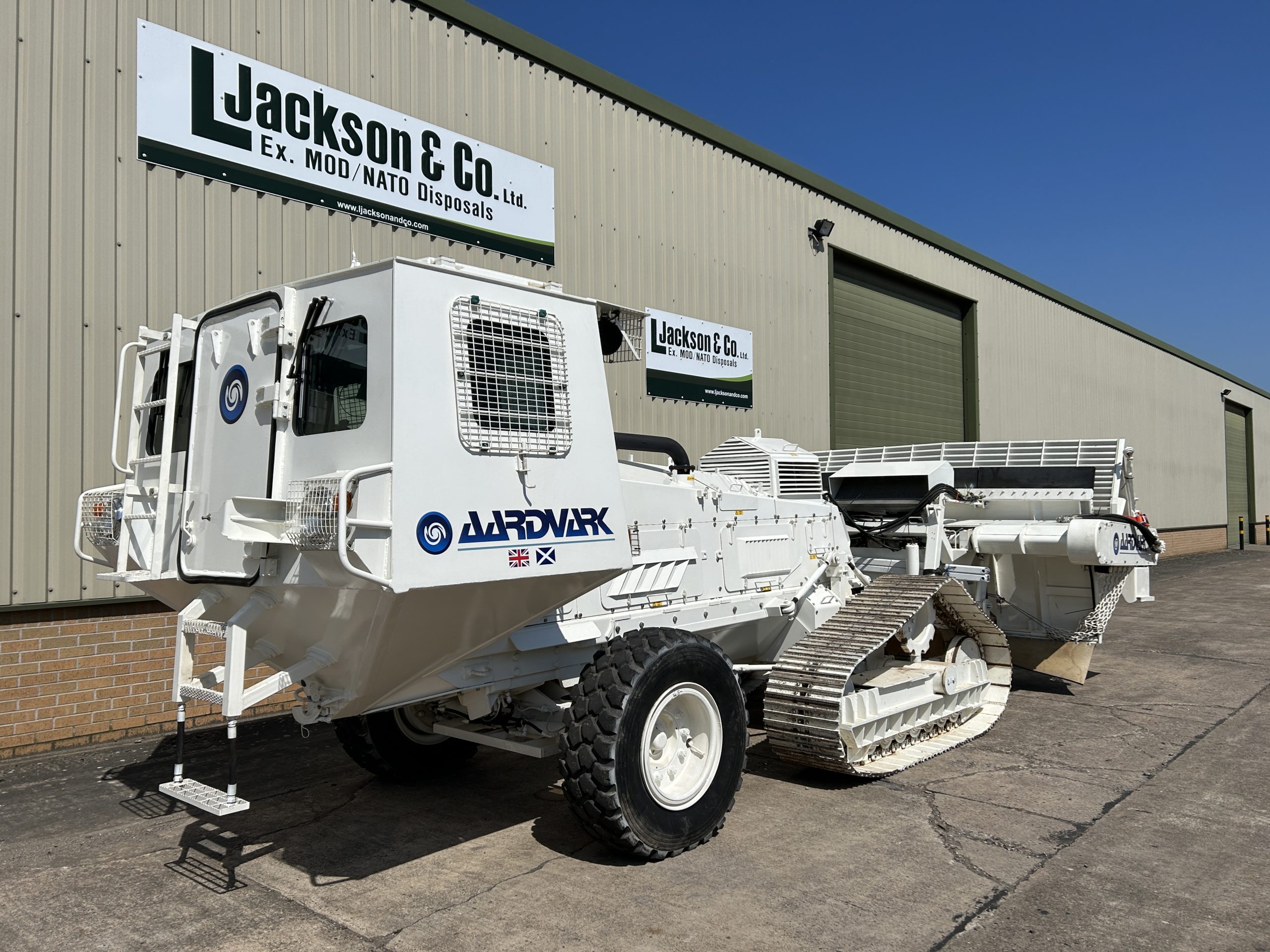 Aardvark AMCS MK4R Landmine Clearing Machine | L Jackson & Co