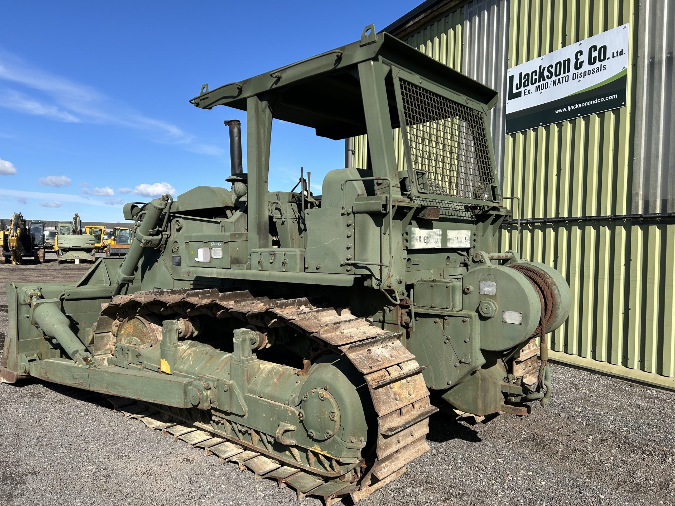 Caterpillar D7 Dozer with Winch | L Jackson & Co - Military vehicles ...