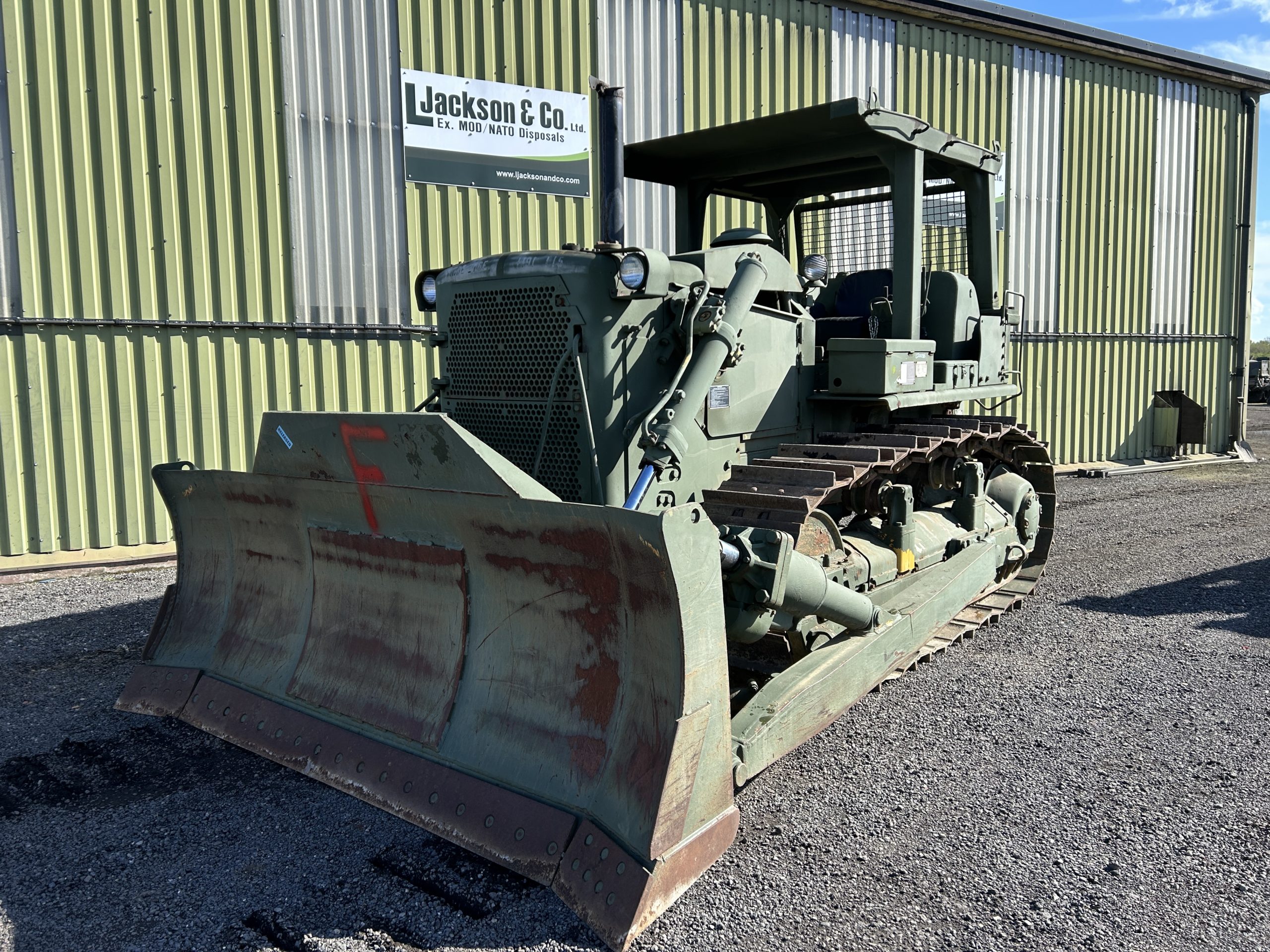 Caterpillar D7 Dozer with Winch | L Jackson & Co - Military vehicles ...