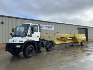 Mercedes Unimog U400 with Danline 2000 Runway Sweepers
